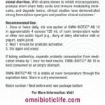 OMNi BiOTiC AB 10 - Clinically Tested Restorative Probiotic - Supports & Restores Gut Flora & Digestion